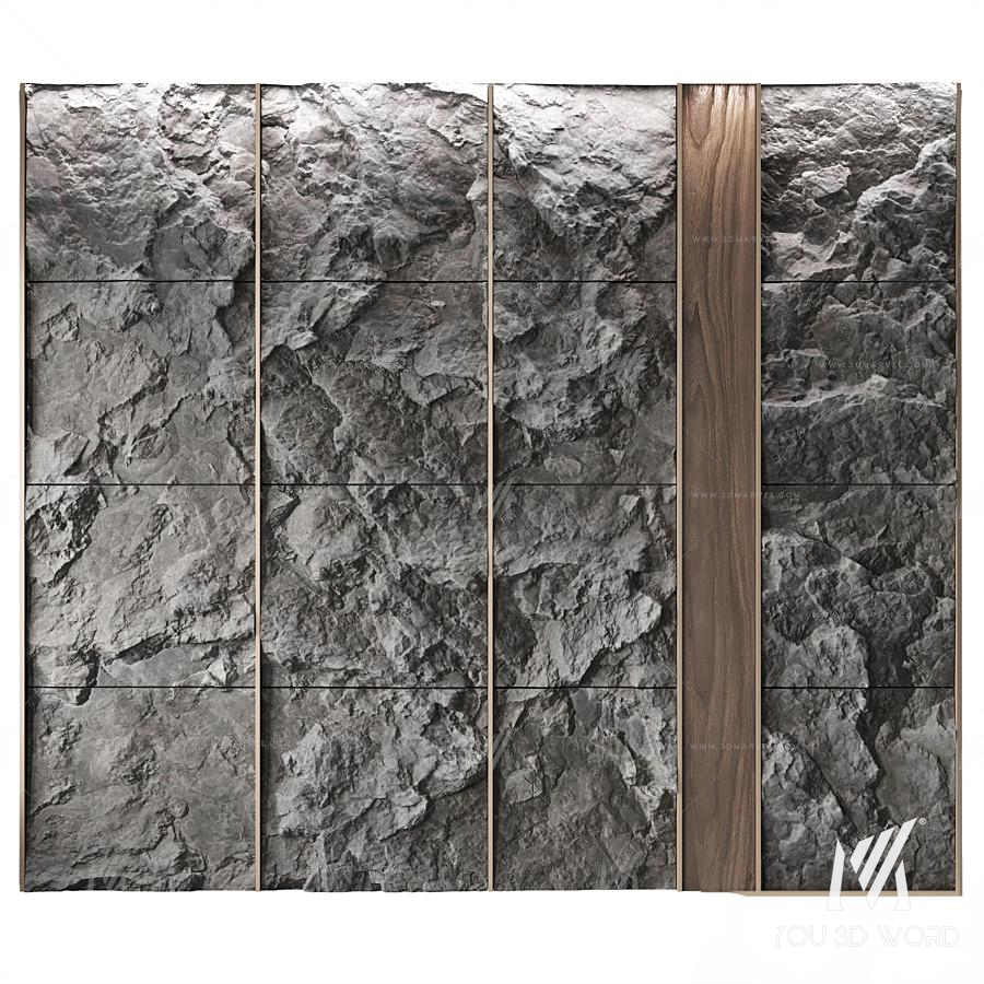 Wall rock panel